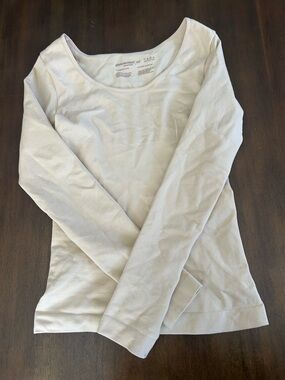 Shapermint Light Beige Scoop Neck Tank
